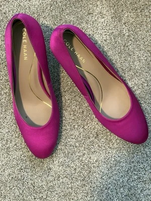 Cole Haan Gabbie Women’s Pump Size 8B Pink/Magenta Satin - Image 1 of 4