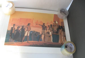 The Prince of Egypt Dream Works 1998  Lithograph poster Print numbered 481/6882 - Picture 1 of 8