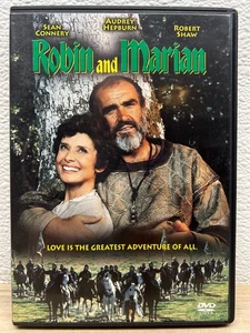 Vtg 2002 "Robin And Marian" DVD Movie With Sean Connery And Audrey Hepburn - Imagen 1 de 8