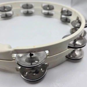 Tamburin "Sound" Percussion Labs Baja zweireihige silberne Jingles 10 Zoll - Bild 1 von 8