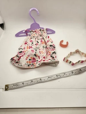 Vestido, diadema, pulsera coleccionable American Girl muñeca viajero mundial 18"  Foto 1 de 4