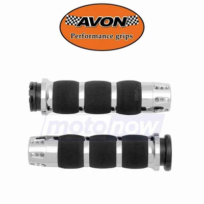 Avon Grips Gatlin Air Cushioned Grips for 2007-2012 Harley Davidson XL1200N dl — 第 1/4 张图片