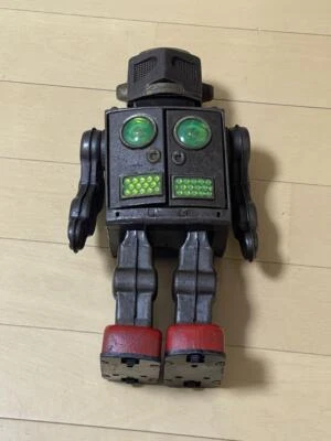De colección Juguetes Horikawa Robot de Lata Demonio Espacial Figura Eléctrica Caminar Muy Raro Foto 1 de 4
