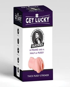 Get Lucky Quickies Mens Pound & A Half of Thick Pussy Stroker Masturbator - Beige - Bild 1 von 2