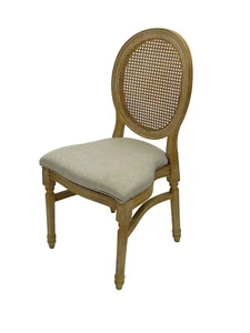 King Louis Dining Chair, Cane Back Louis Chairs, Rattan Back Louis Chairs X4 - Picture 1 of 11