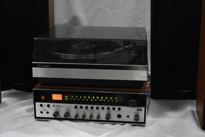 Technics SS-7700 CD-4 Quadraphonic Amplifier Receicer with Turntable & Speakers - image 1 of 4