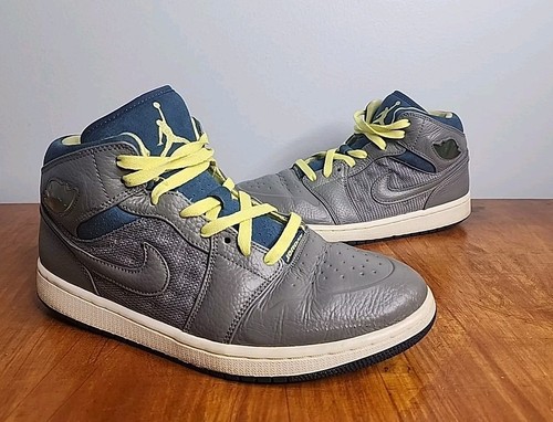 Nike Air Jordan 1 Retro '97 Peltro Giallo Elettrico 555071 045 Taglia 10 5