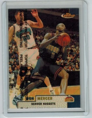 1999-00 TOPPS FINEST RON MERCER #162 REFRACTOR KENTUCKY WILDCATS - Image 1 of 2