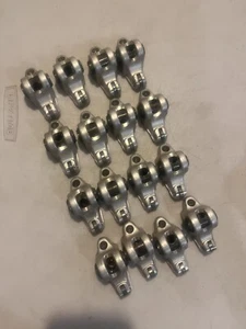 Vintage Mickey Thompson Aluminum roller rocker arms Full Set 16 Early Hot Rod - Picture 1 of 23