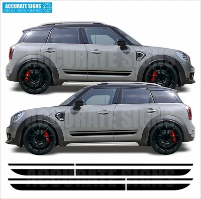 Adesivi per Mini Countryman Righe Laterali Decalcomanie Grafica Vinile F60 - Immagine 1 di 4