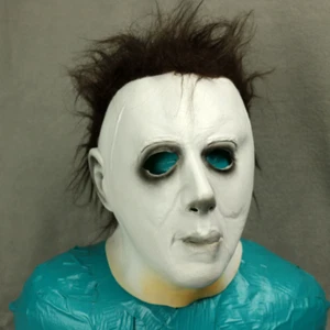 Michael Myers Halloween Scary Horror Vollmaske Gummi Latex Erwachsene Einheitsgröße - Bild 1 von 9
