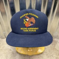 Vintage NRA Charter Founder Second Amendment  Trucker SnapBack Hat Cap NICE!!