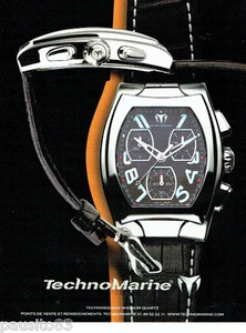REKLAME WERBUNG 096 2002 Uhr Technomarine Technoscaure Magnum Square - Bild 1 von 1