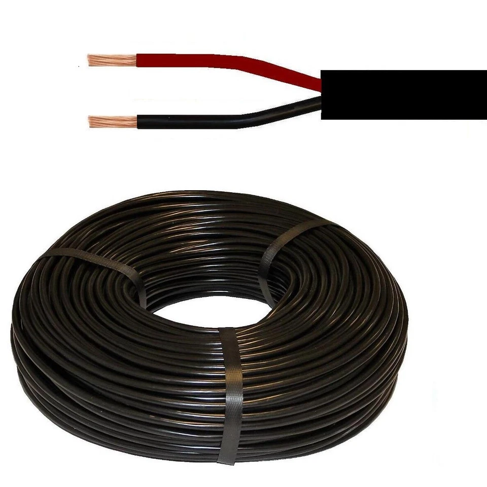 AK-PARTS Autokabel 2 x 1,0 mm² FLRYy Fahrzeugleitung Kabel Leitung Zweiadrig Meterware