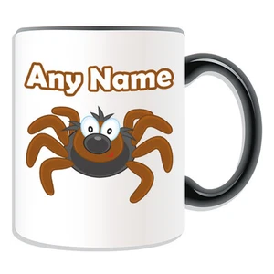 Personalised Gift Spider Mug Money Box Cup Animal Sealife Design Cute Silly Bug - Picture 1 of 21