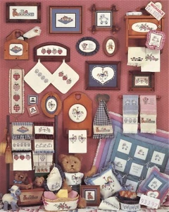 Lynn Waters Busa & Leisure 2 Kitchen X-stitch Charts-Towels, Potholders & more - Picture 1 of 3