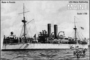 Combrig 1/700 Battleship USS Maine 1895 Resin Kit - Picture 1 of 3