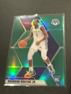 2021 Chronicles Brandon Boston Jr. Green Prizm Parallel Mosaic Rookie NM - Image 1 of 2