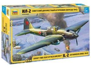 Soviet two-Seat Attack Aircraft IL-2 Shturmovik mod . 1943 4826 Zvezda 1:48 New! - Bild 1 von 1