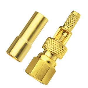 10X SMC male(jack pin) crimp for RG174 RG179 RG316 RG188 Coax Cable RF Connector - Picture 1 of 3