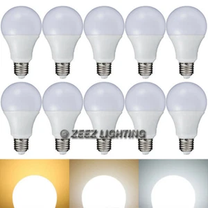 10X 7W Soft Warm White LED Light Bulbs A-Shaped A19 A21 EQ.60W Incandescent Lamp - Picture 1 of 12