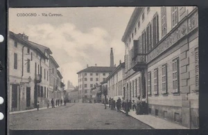 Cartolina Codogno Via Cavour ANIMATA CI30 - Picture 1 of 1