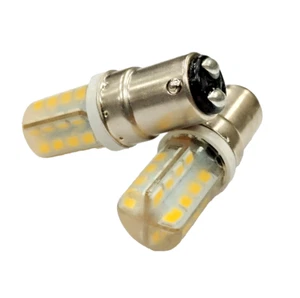 2X  LED SMD Sewing Machine Bulbs (Globes)   BA15D  3W 6000K Ultra-Bright 32SMD - Picture 1 of 3