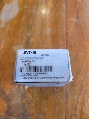 NEW EATON HT8A Pushbutton Contact Block N.O. Series C1 12A @ 600V AC - Image 1 of 2