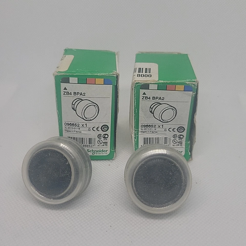 Schneider ZB4BPA2 Non-Illuminated Push Button Cap Black NEW (Lof Of 2) - Image 1 of 1