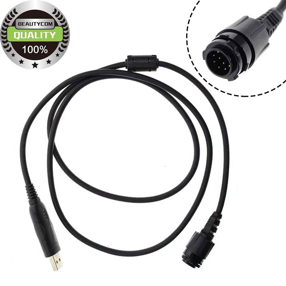 For Motorola HKN6184C XTL 5000 2500 1500 PM1500 Programming Cable USB Line - Image 1 of 4