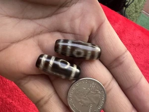 Old Tibet Dzi Beads - Picture 1 of 4
