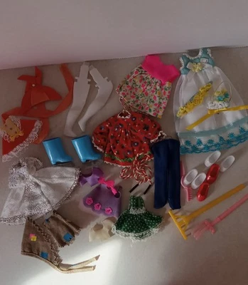 Vintage Tutti Doll Clothes Shoes Liddle Kiddle Doll Clothes Cinderiddle Lot - Image 1 of 4