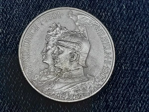 Vintage 1901 Deutsche Zwei ZWEI Mark Silbermünze - Bild 1 von 3