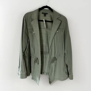 Veste légère femme Lane Bryant stretch taille 14 vert olive neuve avec étiquette - Photo 1/9
