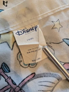 Vintage 1992 Disney Mickey And Friends Twin Flate Sheet Bicycle Parade - Picture 1 of 10