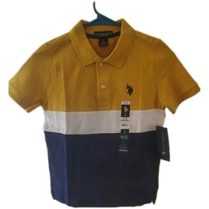 U.S. Polo Assn. Boys Short Sleeve Pique Polo Shirt, Size 8 - Picture 1 of 4