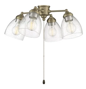 Craftmade LK401105-LED 21"W 4 Light LED Ceiling Fan Light Kit - Brass - Picture 1 of 1