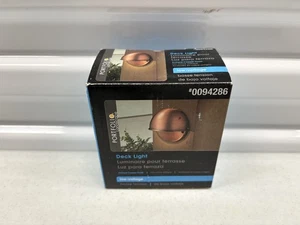 Portfolio Landscape Deck Light Antique Copper Finish #94286 Low Voltage NEW - Picture 1 of 6