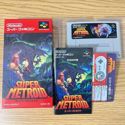 Super Metroid SNES Near Mint Boxed Japan Nintendo Samus Retro Game - Image 1 of 4