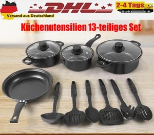 13-teiliges Topfset Induktion Antihaft Kochtopf Set|induktions Küche Töpfe Set - Bild 1 von 16