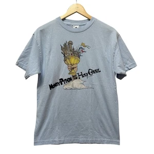 Vintage Monty Python and the Holy Grail T Shirt Men Medium Blue Movie Promo - Picture 1 of 10