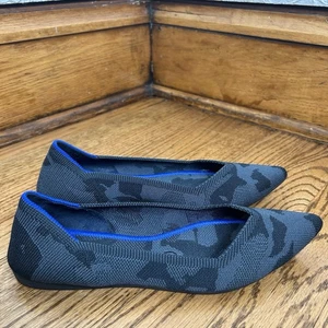 Rothy’s The Point grau Camouflage Camouflage spitz zulaufend NICHT MEHR PRODUZIERT Ballerinas Größe 7,5  - Bild 1 von 13
