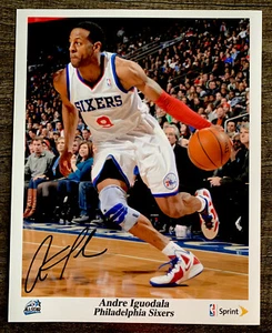 2013 NBA All-Stars ANDRE IGUODALA Hand Signed 8x10 PHOTO Miami Heat 3x Champ! - Picture 1 of 2