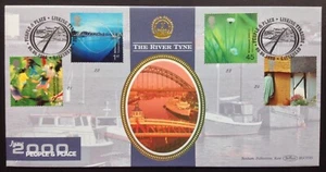 GB QEII Benham 2000 People & Place Set on First Day Cover, Gateshead S/H/S - Picture 1 of 3