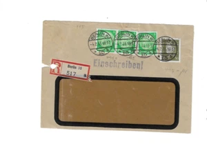 ALEMANIA 1933 Cubierta registrada enviada desde Berlín - Imagen 1 de 2