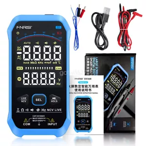 FNIRSI S1 Multimeter 9999 counts AC DC Voltage Resistance Capacitance Diode NCV - Picture 1 of 23