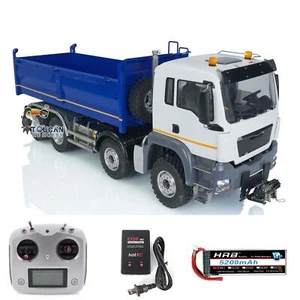 LESU 8X8 RC Dump Truck Car for 1/14 TGS Metal Chassis Radio Control Dumper Model - Picture 1 of 13