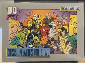 1991 Dc Comics Trading Cards By Impel #143 Crisis On Earths One And Two - Picture 1 of 2