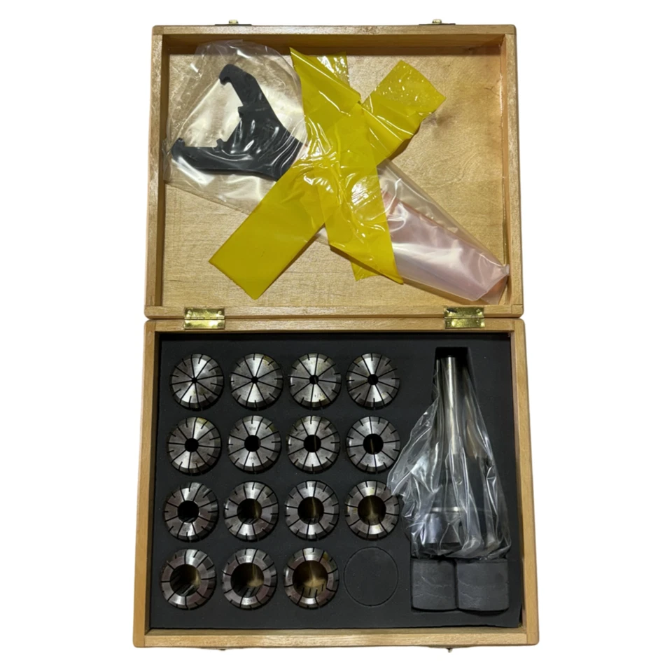 ER40 x 3MT Collet Chuck Set 3" Extension 2-31/64" Nose Diameter 1/8" to 1" Sizes - Image 1 of 1