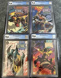 Batman: Sword of Azrael FOUR BOOKS! (#s 1, 2, 3, and 4) CGC 9.6 1st Azrael 1992! - Picture 1 of 17